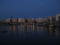 appartment blocks &amp; hotels at a marina